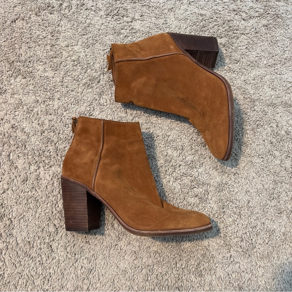 Women's Aldo Tan Suede Ankle Boots